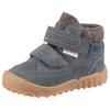 Lauflernschuh PEPINO BY RICOSTA "Donte 50 WMS: weit", Kinder, Gr. 25, blau, Veloursleder, Textil, sportlich, Schuhe, Winterboots, Klettschuh mit TEX, Größenschablone zum Download