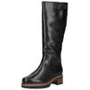 Stiefel HÖGL "Högl Stiefel Leder", Damen, Gr. 40, schwarz, Leder, casual, Schuhe