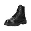 Schnürstiefelette REPLAY "Replay Stiefelette Leder", Herren, Gr. 45, schwarz, Leder, casual, Schuhe