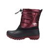 Winterboots KANGAROOS "K-BEN", Damen, Gr. 40, schwarzberry, metallic, Synthetik, Textil, sportlich, Schuhe, Snowboots, Winterboots, Winterschuhe, wasserabweisend