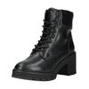 Schnürstiefelette TOM TAILOR "Tom Tailor Stiefelette Lederimitat/Textil", Damen, Gr. 40, schwarz, Lederimitat, Textil, casual, Schuhe