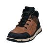 Schnürstiefelette BUGATTI "bugatti Stiefelette Lederimitat/Textil", Herren, Gr. 40, schwarz (braun, schwarz), Lederimitat, Textil, casual, Schuhe