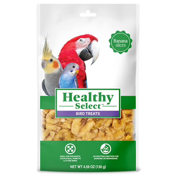 Healthy Select Banana Slices Treat for Birds, 4.59 oz