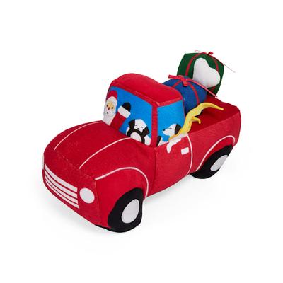 Merry Makings Holiday Truck Plush Dog Toy, X-Large
