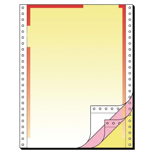 Sigel Endlospapier gelb/rosa/gelb - 400 Blatt gelb Image