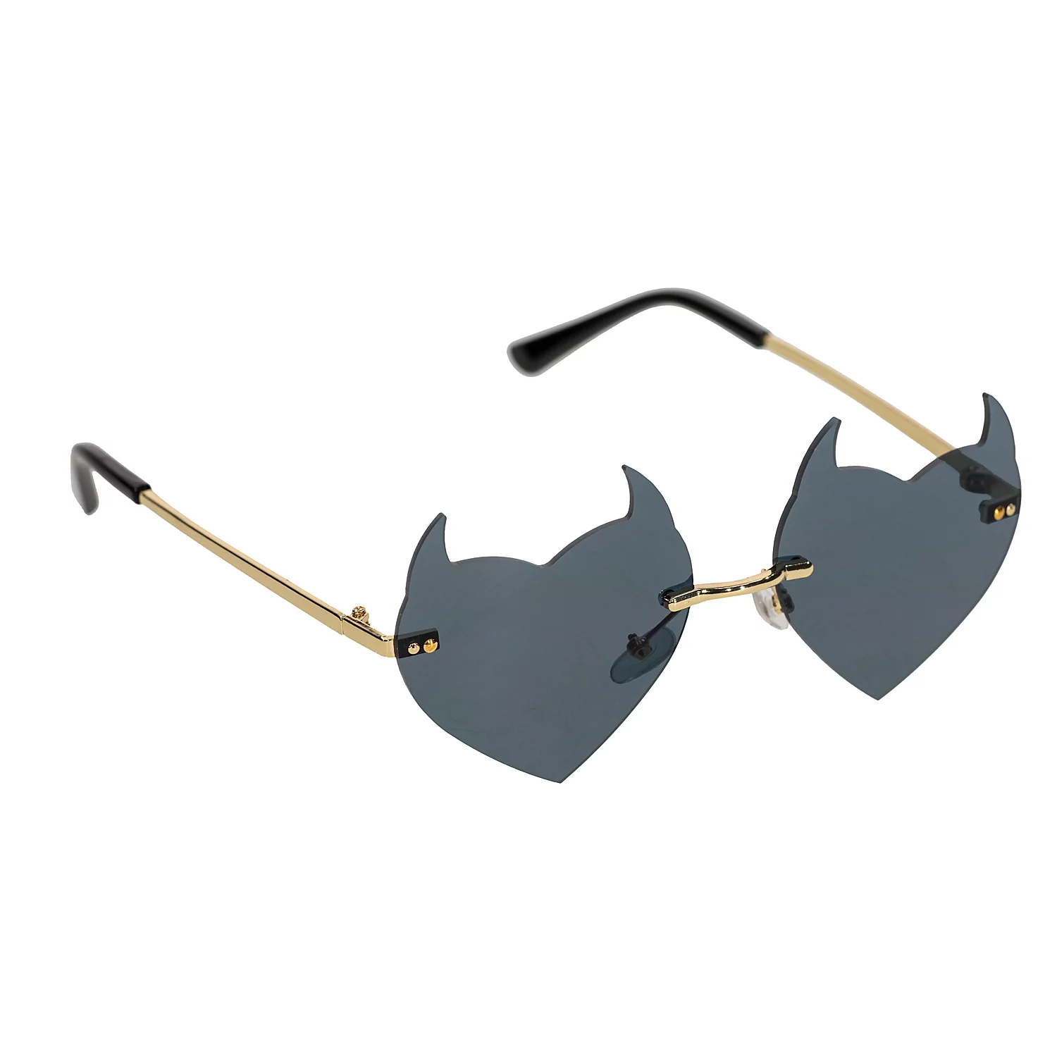 Brille Hörner, schwarz Image