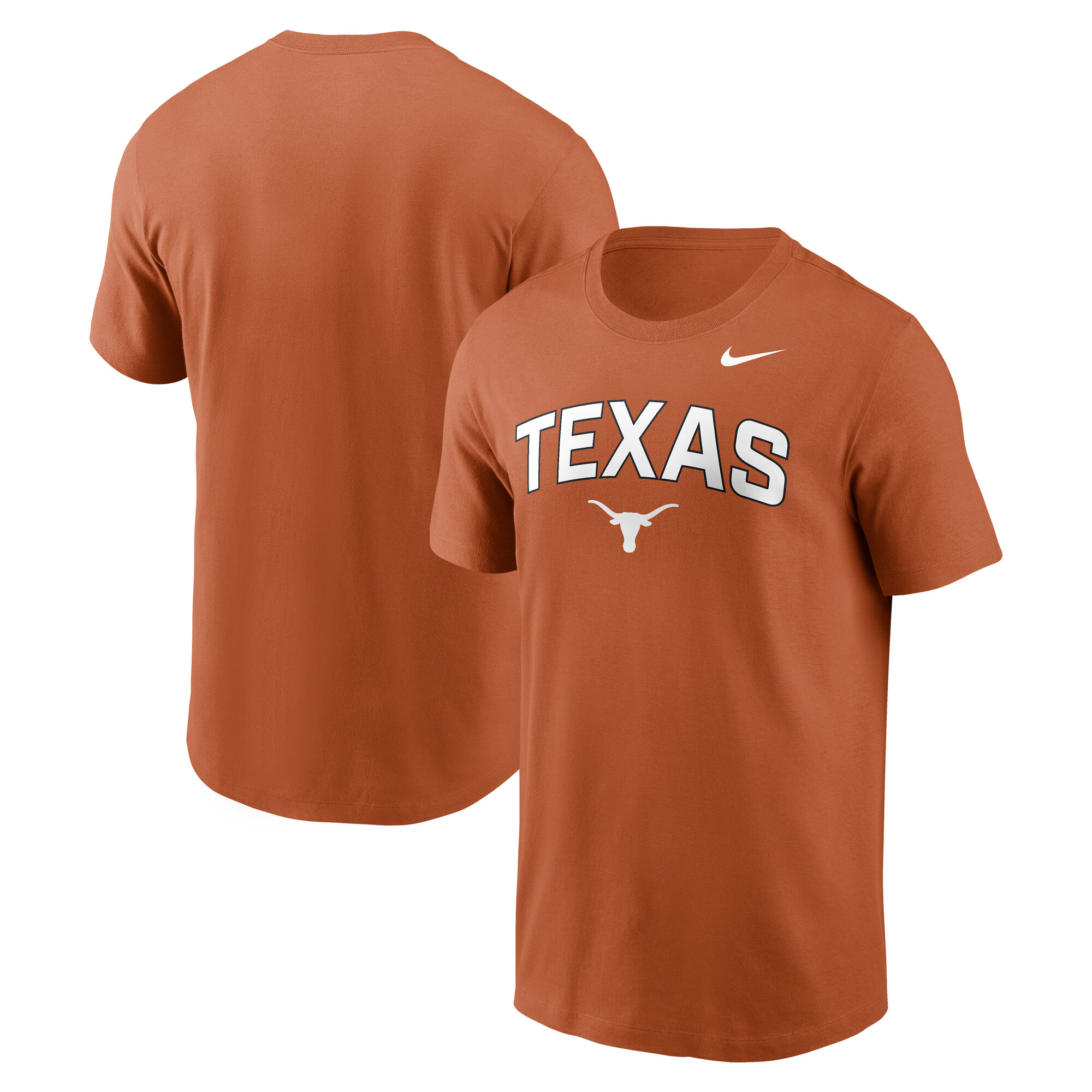 Nike Texas Orange Texas Longhorns Primetime Arch Stack T-Shirt für Herren Image