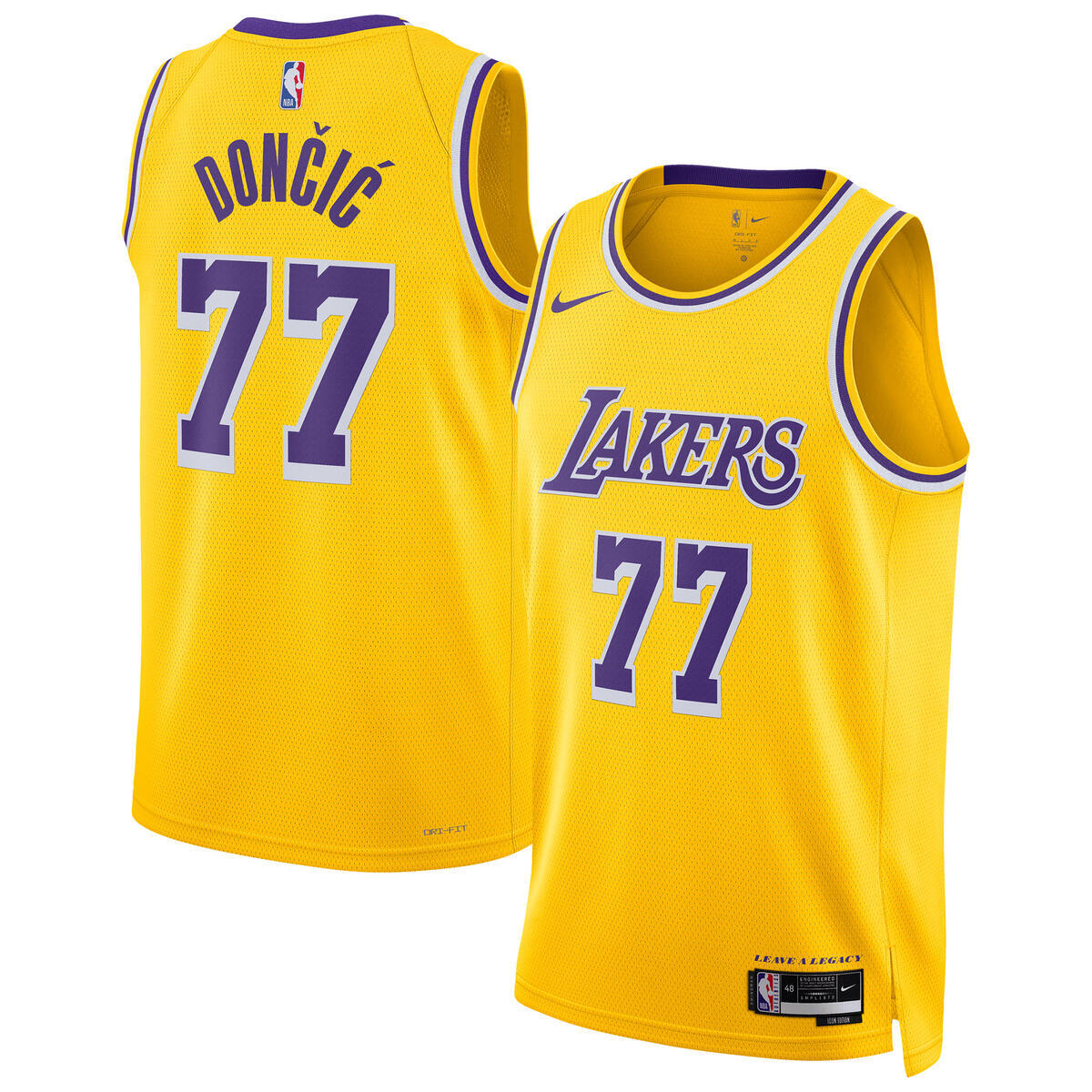 Los Angeles Lakers Nike Icon Swingman Trikot – Luka Doncic – Unisex Image
