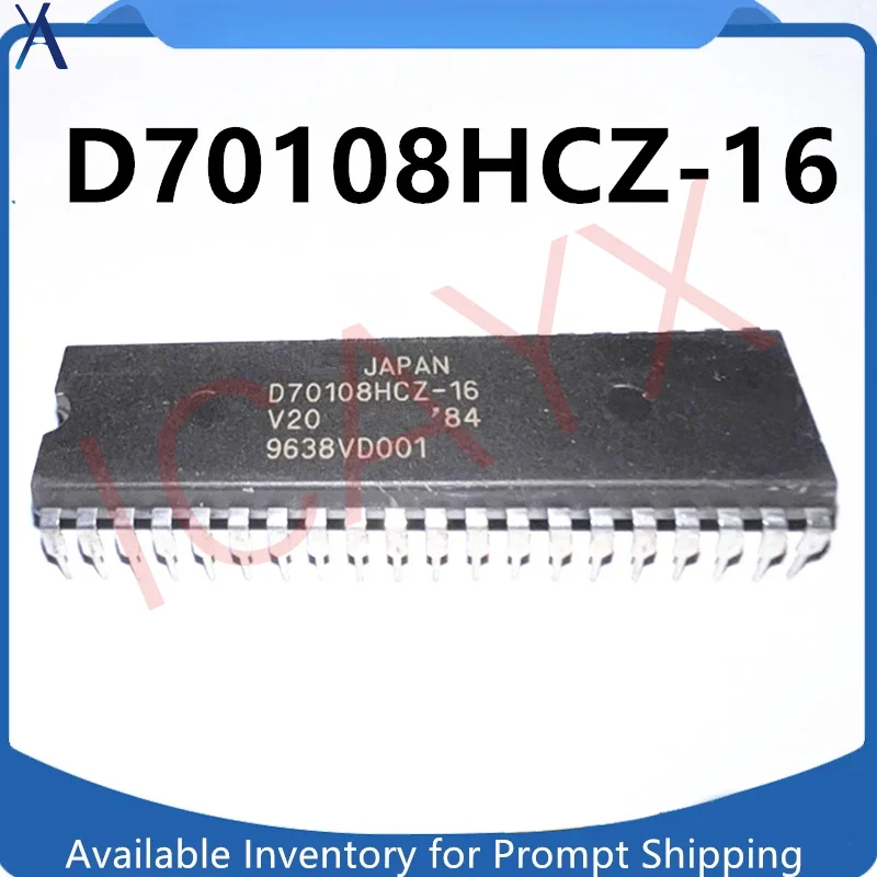 1PCS New Original D70108HCZ-16 PDIP40 Direct Pin 16 Bit Microprocessor CPU 70108
