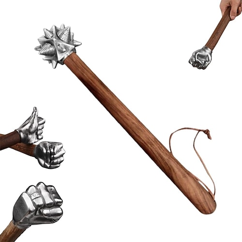 Hochleistungs-Eisenhammer mit Edelstahlkopf Massivholzgriff, multifunktionales Handwerks- und Eisenwarenwerkzeug für Bau, Schmiede, Werkstatt, Heimwerken – ideal für anspruchsvolle Aufgaben Image