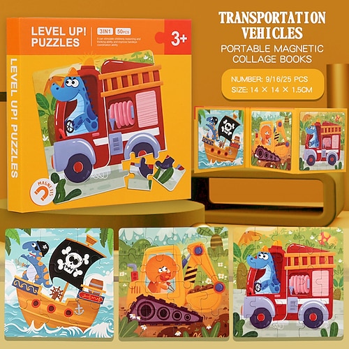 Puzzles für Kinder im Alter von 3-5 Vorschultoys Montessori Lernbildung Vorschulsets Spiele für Jungen Mädchen 3 4 5 Jahre alt Weihnachtsgeschenk