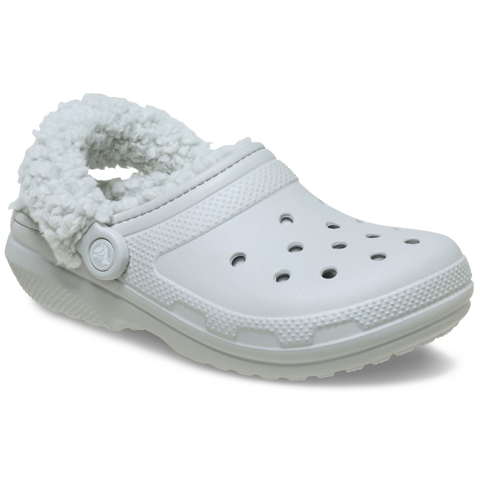 Crocs Classic Fleece Lined Thermoplastic Mens Atmosphere Clogs - White - Size UK 11 | Crocs Sale | Discount Designer Brands