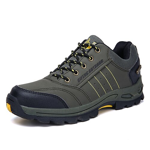 Wasserdichte, rutschfeste Wanderschuhe für Herren, strapazierfähige Outdoor-Trekking-Sneaker mit stoßdämpfender Sohle zum Klettern, Camping und Trailrunning Image