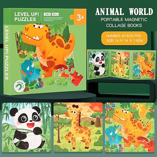 Puzzles für Kinder im Alter von 3-5 Vorschultoys Montessori Lernbildung Vorschulsets Spiele für Jungen Mädchen 3 4 5 Jahre alt Weihnachtsgeschenk