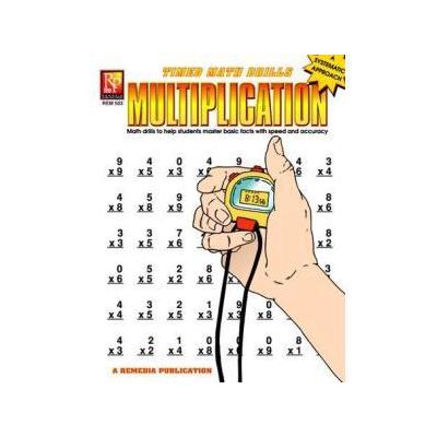 Remedia Publications 503 Timed Math Drills Multiplication