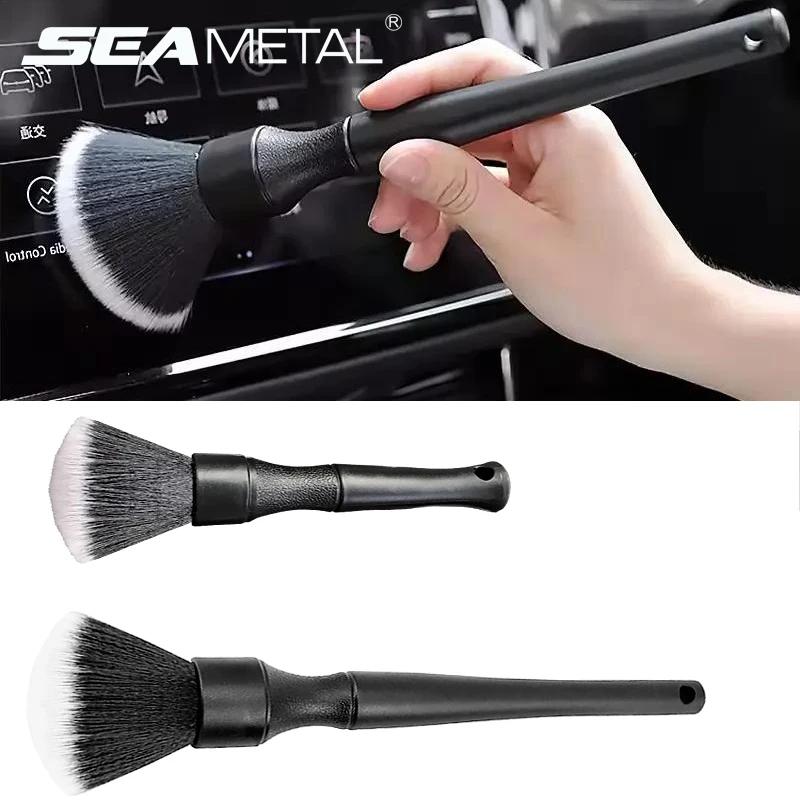 SEAMETAL Auto-Innen-Reinigungsbürste, weiche Borsten, Auto-Luftauslass, Detaillierungsbürsten-Set, Staubentfernungsbürsten für saubere Werkzeuge im Auto Image