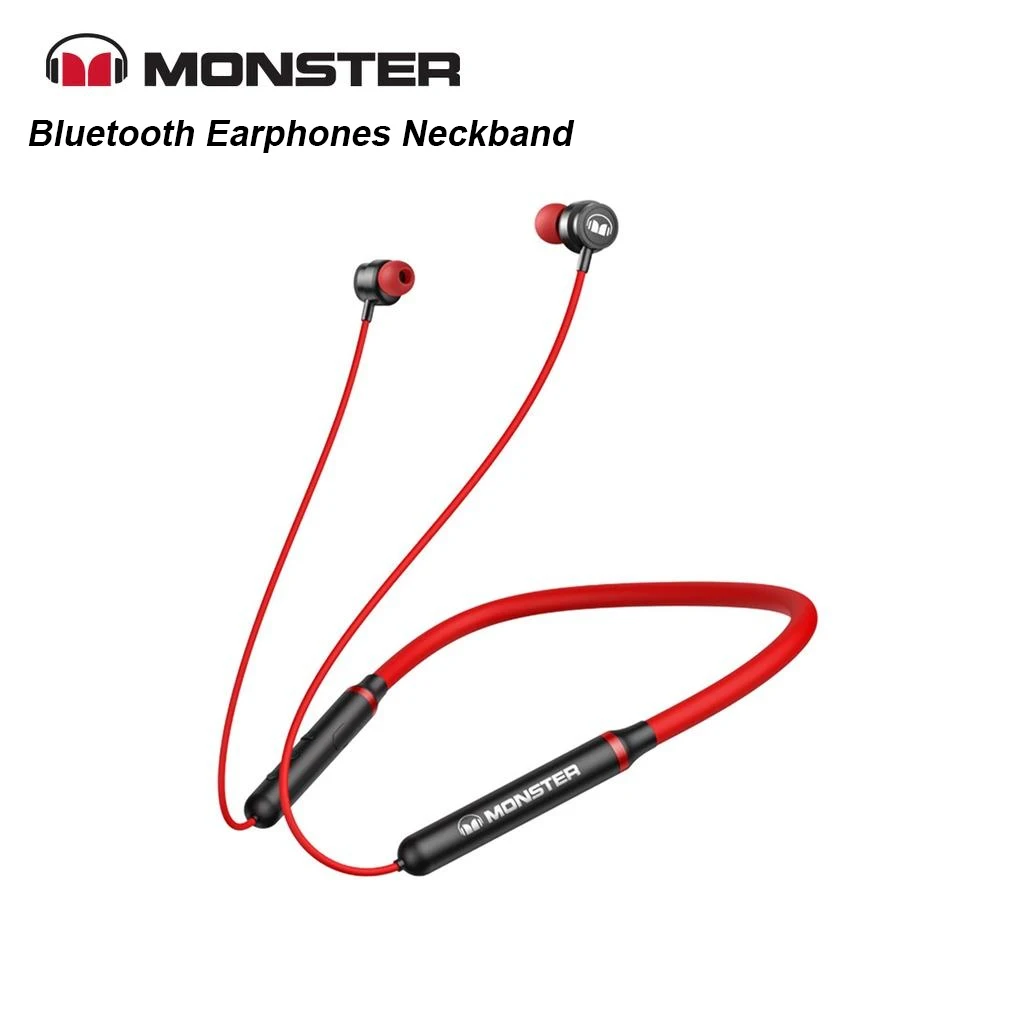 Monster AIRMARS SG03 Outdoor-Sport, kabellose Bluetooth-Kopfhörer, HD-Anruf, Stereo-Musik, Nackenbügel-Headset mit Knopffunktion Image