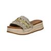 Pantolette BLOWFISH "Blowfish Pantoletten Lederimitat", Damen, Gr. 38, gold, Lederimitat, casual, Schuhe