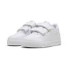 Sneaker PUMA "SHUFFLE DOWNTOWN LO V PS", Gr. 28, weiß (puma weiß, puma weiß, puma gold), Synthetik, sportlich, Schuhe
