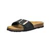 Pantolette CAMEL ACTIVE "camel active Pantoletten Leder", Damen, Gr. 38, schwarz, Leder, casual, Schuhe
