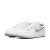 Sneaker NIKE SPORTSWEAR "BIG LOW", Gr. 45,5, weiß, wolf grau, Leder, Synthetik, sportlich, Schuhe