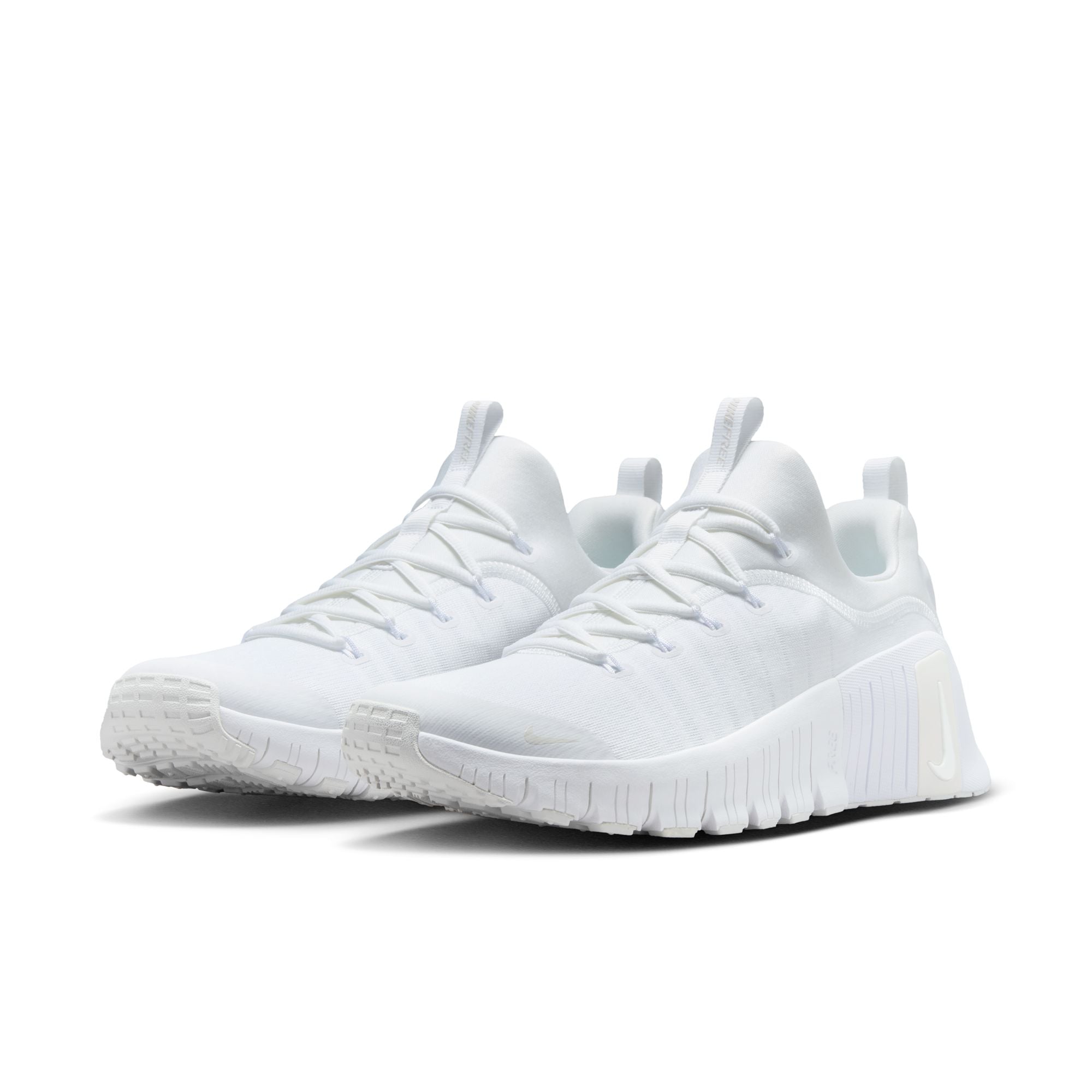 Trainingsschuh NIKE "FREE METCON 6", Gr. 45, weiß, platinum tint, Synthetik, Textil, Schuhe
