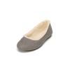 Hausschuh MARC O'POLO "mit wärmendem Teddyfutter", Damen, Gr. 42, grau (light grau), Polyester, unifarben, Schuhe