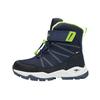 Winterboots KANGAROOS "K-FR Vatna EV RTX", Damen, Gr. 30, bunt (dk navy, lime), Synthetik, Textil, sportlich, Schuhe, Snowboots, Winterboots, Winterschuhe, wasserdicht, wärmend