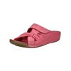 Pantolette ANDREA CONTI "Andrea Conti Pantoletten Leder", Damen, Gr. 38, orange (koralle), Leder, casual, Schuhe