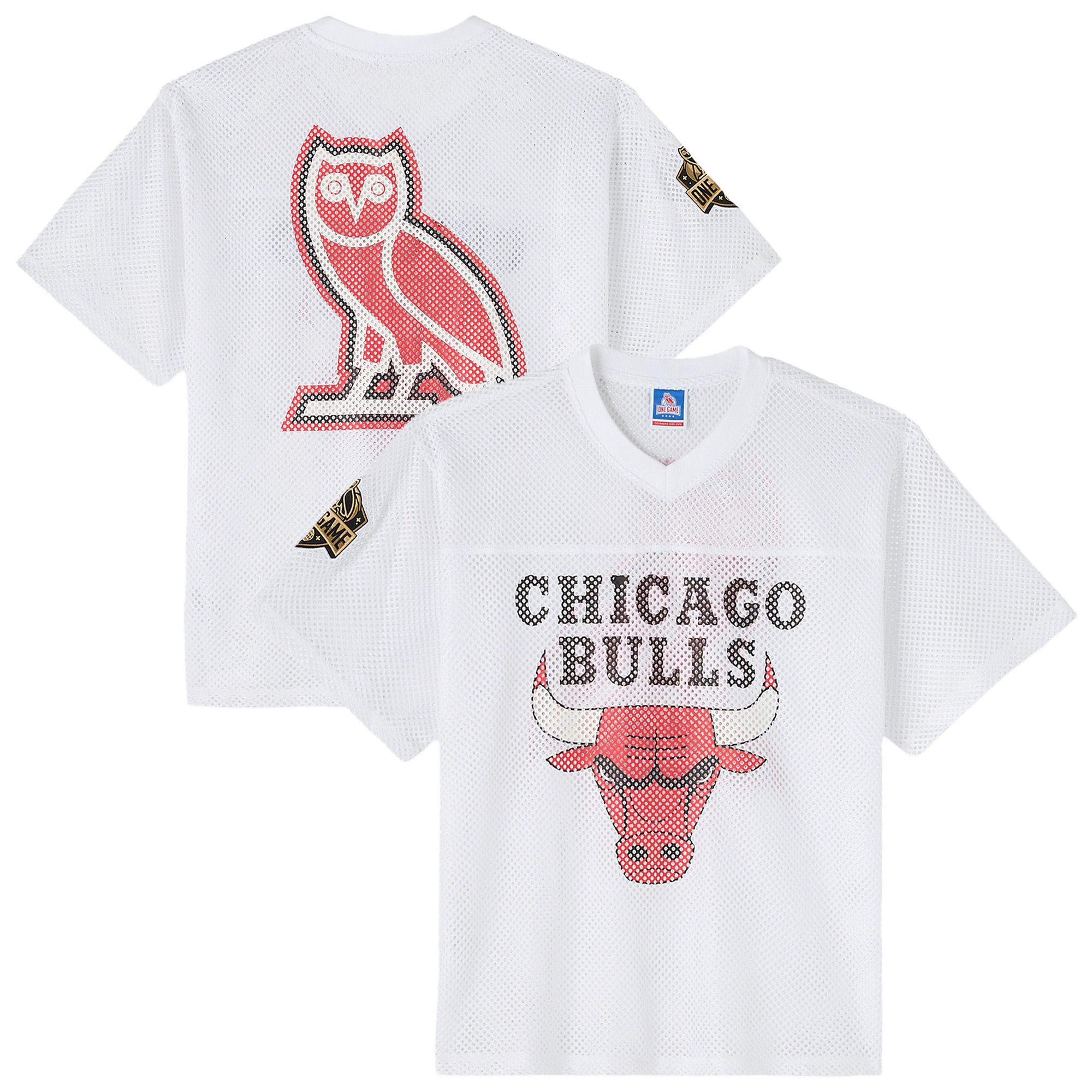 Chicago Bulls x OVO Mesh-Fußballtrikot – Herren Image