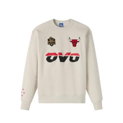 Chicago Bulls X OVO Relaxed Fit Rundhals-Sweatshirt – Herren Image