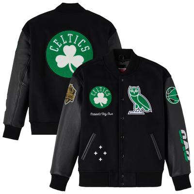 Boston Celtics X OVO Raglan College-Jacke – Herren Image