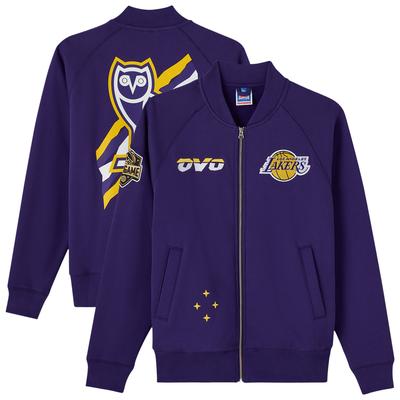 Los Angeles Lakers X OVO Fleecejacke mit Reißverschluss – Herren Image