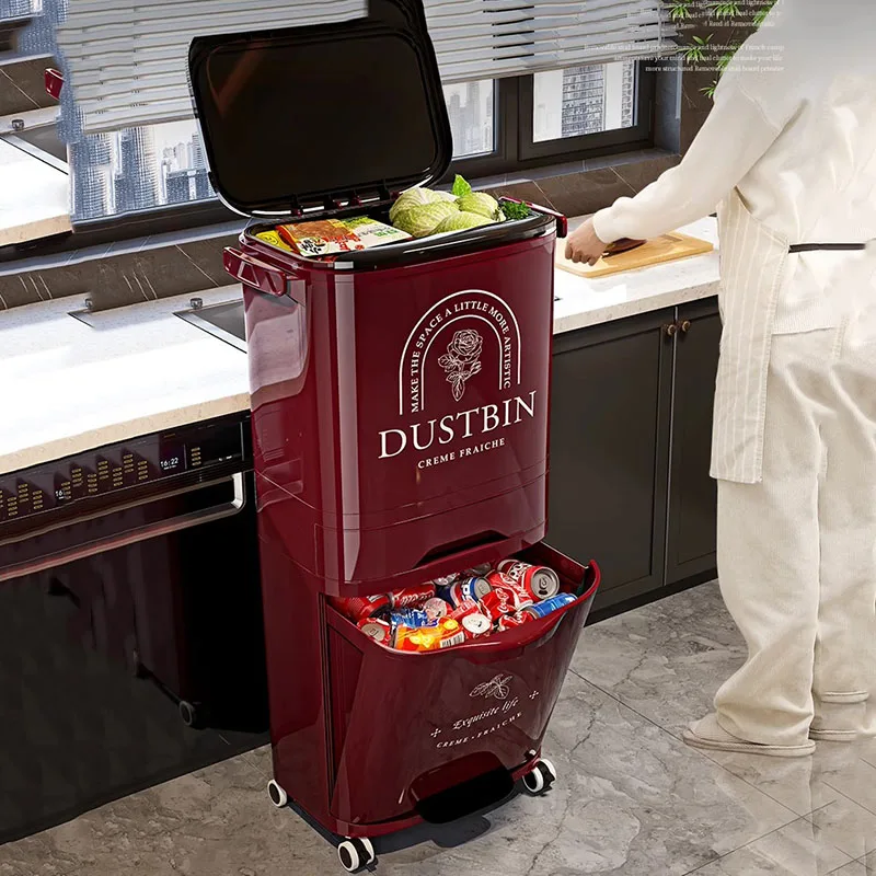 Küche Mülleimer Haushalt Abfall Bins Große Kapazität Spezielle Klassifizierte Lagerung Abfall Bins Haushalt Reinigung Werkzeuge Zubehör