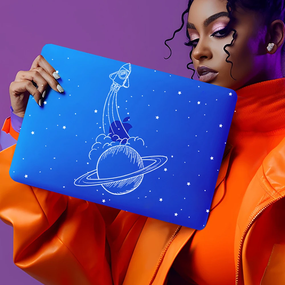 3D Planet Laptop Fall Für Macbook air 13 2025 Fall M2 M3 M4 Chip Modell A3240 Abdeckung für Air 15 M4 2025 A3241 M3 M2 15,3 Fall Image