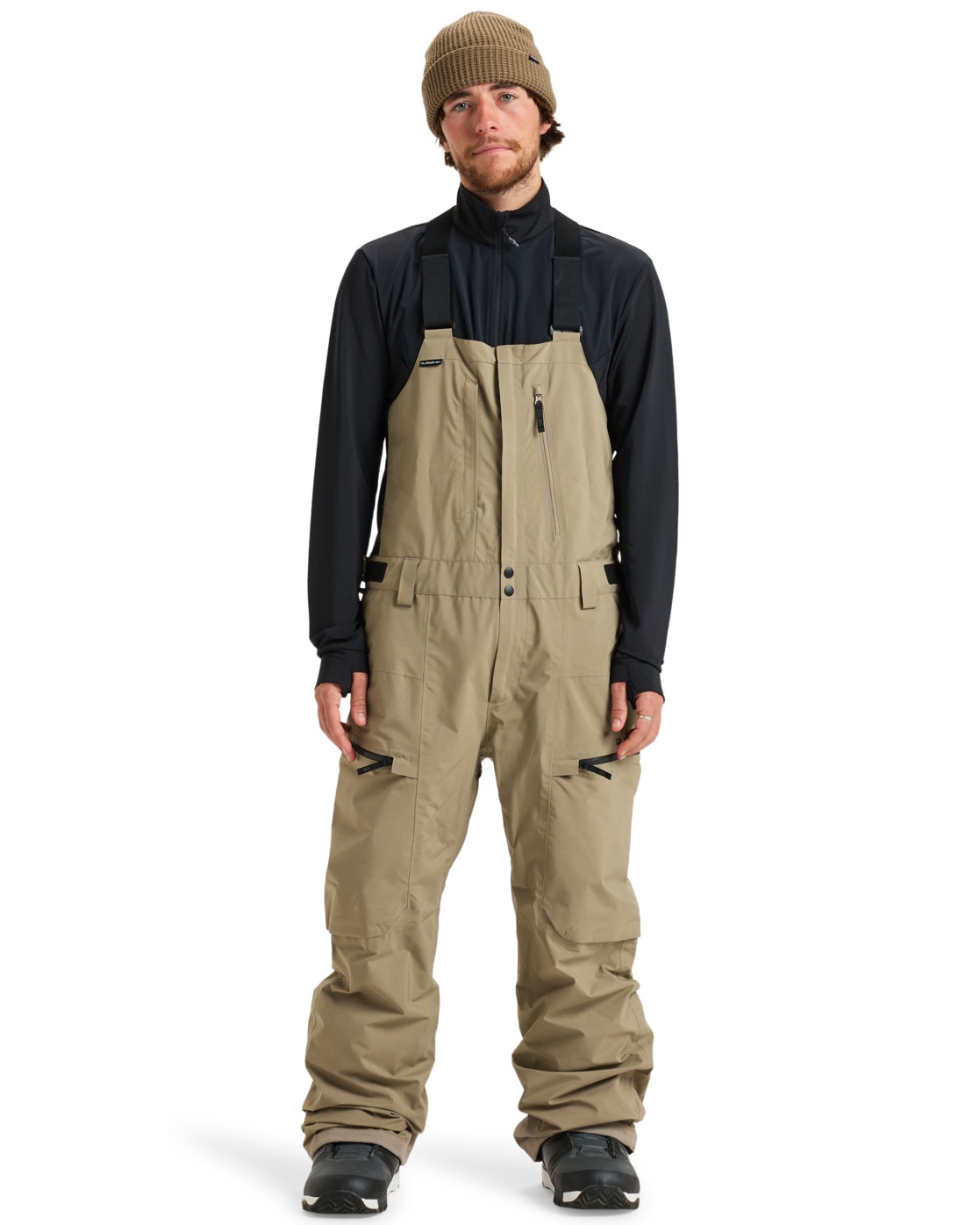 Snowboardhose QUIKSILVER "Altostratus Stretch GORE-TEX", Herren, Gr. L, fallen rock, 100% Polyester, Hosen Image