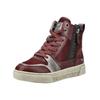 Sneaker MUSTANG SHOES "Mustang Shoes Sneaker Lederimitat", Damen, Gr. 37, rot (dunkelrot), Lederimitat, casual, Schuhe