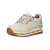 Sneaker MUSTANG SHOES "Mustang Shoes Sneaker Lederimitat", Damen, Gr. 38, weiß (ivory), Lederimitat, casual, Schuhe
