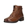 Schnürstiefelette JOSEF SEIBEL "Josef Seibel Stiefelette Leder", Damen, Gr. 41, braun (cognac), Leder, casual, Schuhe