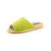 Pantoffel CLASSIC, Damen, Gr. 40, grün (pistazie), Textil, Schuhe Damenschuh Hausschuh Pantoffeln