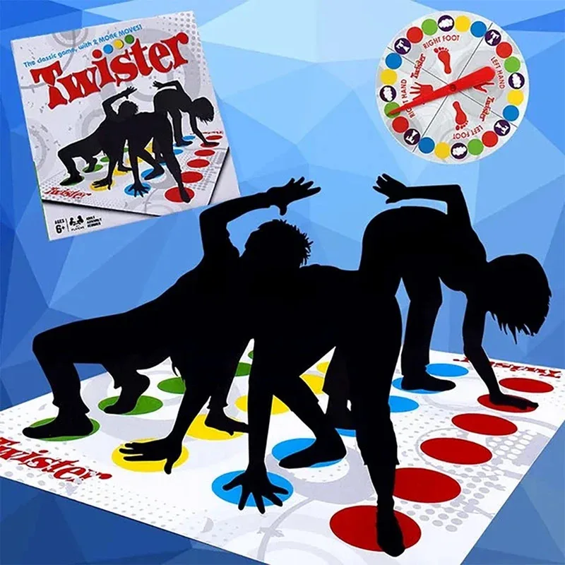 Jeu de torsion drôle enfant famille corps torsion tapis de mouvement jeu de société fête jeux de société amusants jeu de fête jeu de famille