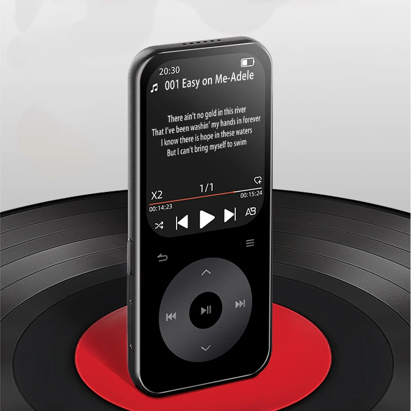 Famue BL15 Lecteur audio MP3 autonome compact pour étudiants, écran IPS de 2 pouces avec HiFi SQ - Enregistrement en classe et réunion