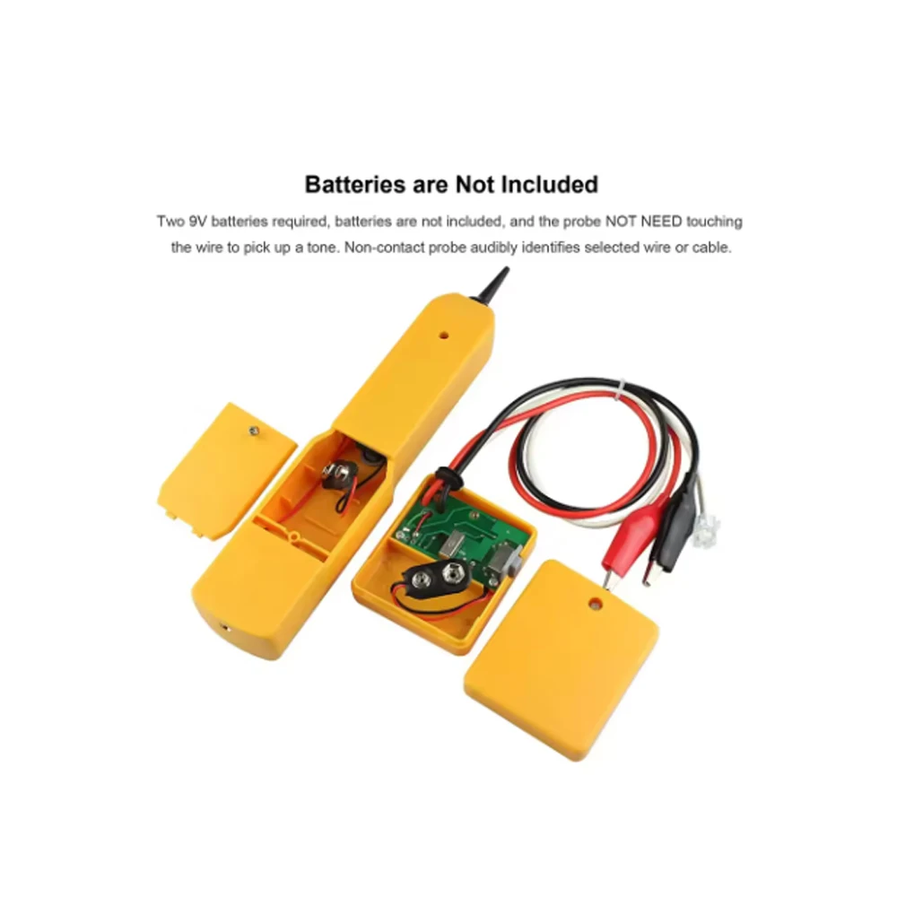Tone Generator & Probe Kits, Network Cable Continuity Telephone Line Tester, Telephone Line Finder Signal Detector Locator Tool