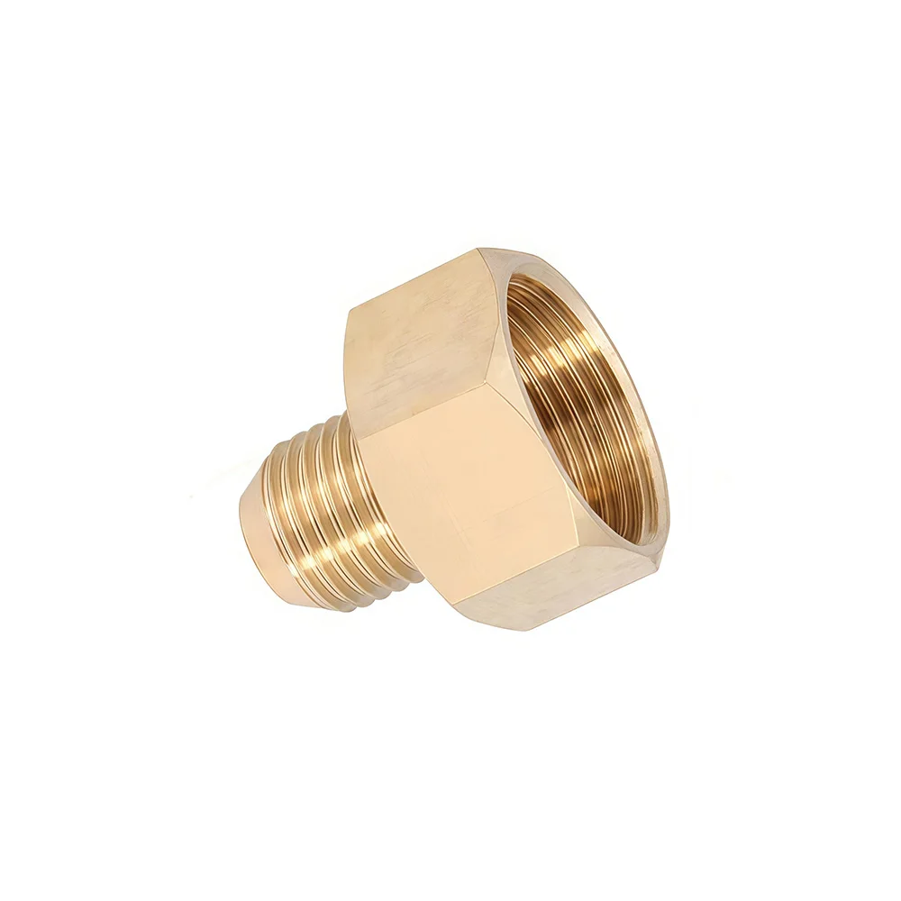 M22 Female to M14 Male Adapter Pressure Washer Connector, Brass Quick Connect Fitting for High Pressure Gun Hose