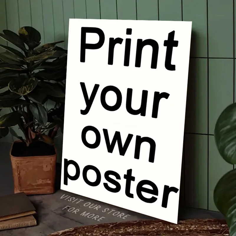 Print Your Own Custom Posters, Personalized Family Photo Canvas Prints Anniversary Gifts Movie Posters, Room Decoration Wall Art