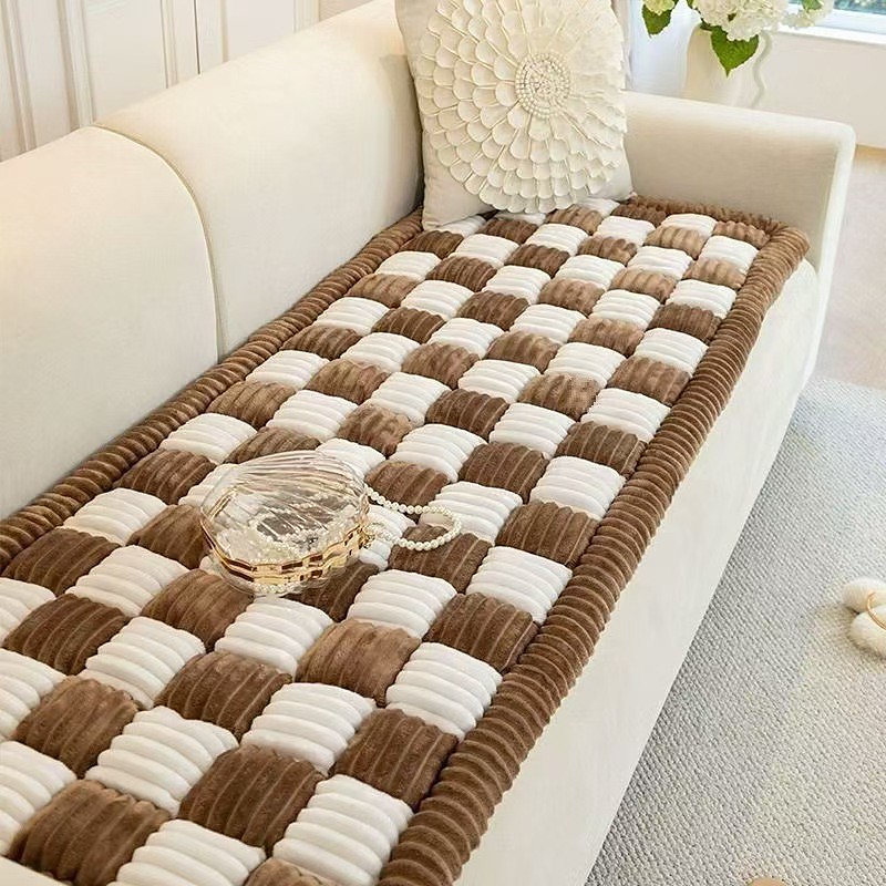 Sofa Cushion For Pet Plush Thickened Non Slip Car Back Seat Mat Comfortable Dog Cat Pad Washable Protective Furniture Cover Travel Bed Kennel Blanket Home Pet Supplies