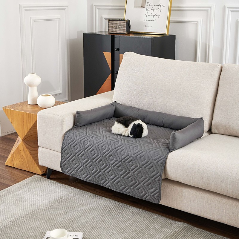 Waterproof Pet Sofa Mat For Car Home Anti Moisture Pet Bed With Pillow Comfortable Dog Cat Sleeping Pad Washable Non Slip Protective Cushion Travel Pet Supplies