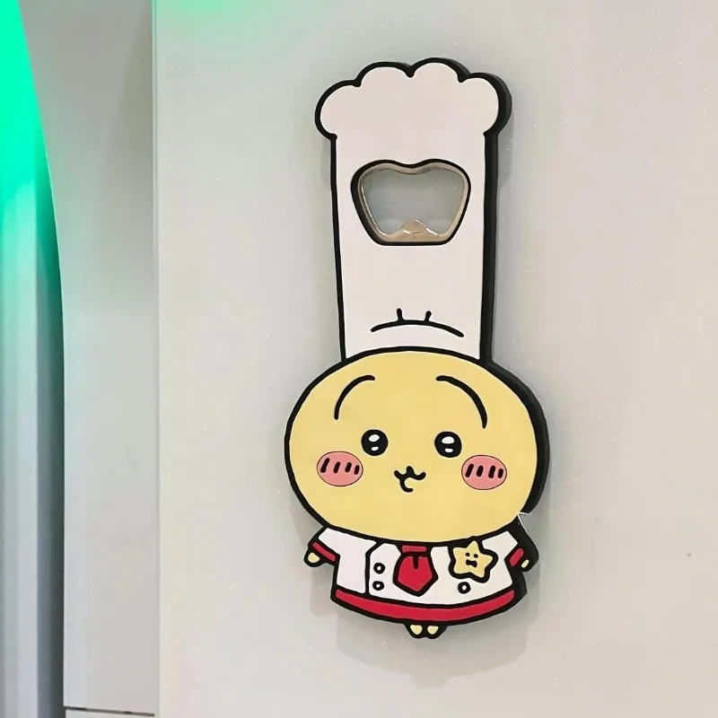 Chiikawa Usagi Zinklegierung Flaschenöffner Küche Kühlschrank Magnet Bier Flaschenöffner Tragbare Universal Anime Cartoon Gadgets Geschenke