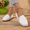 Frühling/Herbst runder Kopf bequeme und sexy lässige Turnschuhe modischer neuer Stil rutschfeste große Wanderschuhe für Frauen