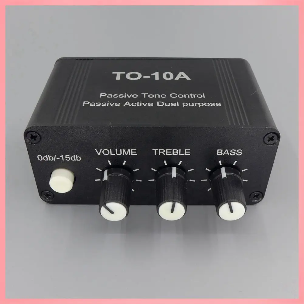 N91R-NE5532 Dual OP Amp Front Audio Amplifier, Stereo Tube Preamp Treble Mid Bass Tone Control Dual-Purpose Attenuated Volume Image